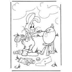 ぬりえページ: 野ウサギ (動物) #10110 - 無料の印刷可能なぬりえページ