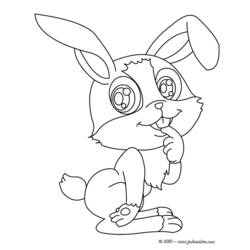 ぬりえページ: 野ウサギ (動物) #10111 - 無料の印刷可能なぬりえページ