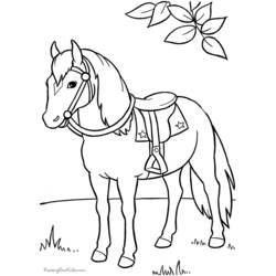 ぬりえページ: 馬 (動物) #2161 - 無料の印刷可能なぬりえページ