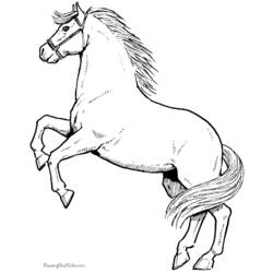 ぬりえページ: 馬 (動物) #2164 - 無料の印刷可能なぬりえページ