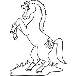 ぬりえページ: 馬 (動物) #2169 - 無料の印刷可能なぬりえページ