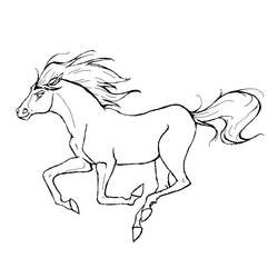 ぬりえページ: 馬 (動物) #2179 - 無料の印刷可能なぬりえページ