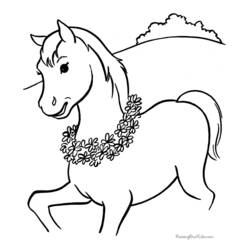 ぬりえページ: 馬 (動物) #2181 - 無料の印刷可能なぬりえページ