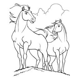 ぬりえページ: 馬 (動物) #2183 - 無料の印刷可能なぬりえページ