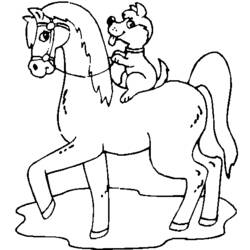 ぬりえページ: 馬 (動物) #2188 - 無料の印刷可能なぬりえページ