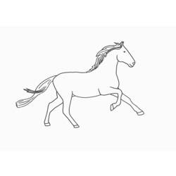 ぬりえページ: 馬 (動物) #2196 - 無料の印刷可能なぬりえページ