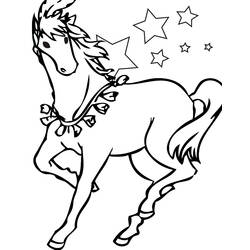 ぬりえページ: 馬 (動物) #2200 - 無料の印刷可能なぬりえページ