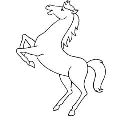 ぬりえページ: 馬 (動物) #2205 - 無料の印刷可能なぬりえページ