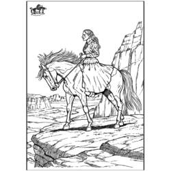 ぬりえページ: 馬 (動物) #2221 - 無料の印刷可能なぬりえページ