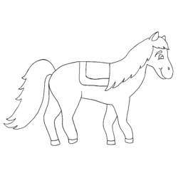 ぬりえページ: 馬 (動物) #2230 - 無料の印刷可能なぬりえページ