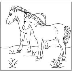 ぬりえページ: 馬 (動物) #2238 - 無料の印刷可能なぬりえページ