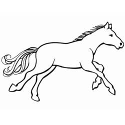 ぬりえページ: 馬 (動物) #2241 - 無料の印刷可能なぬりえページ