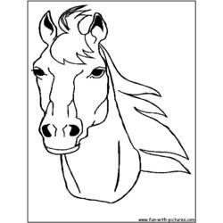 ぬりえページ: 馬 (動物) #2260 - 無料の印刷可能なぬりえページ