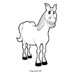 ぬりえページ: 馬 (動物) #2274 - 無料の印刷可能なぬりえページ