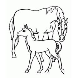 ぬりえページ: 馬 (動物) #2290 - 無料の印刷可能なぬりえページ