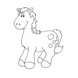 ぬりえページ: 馬 (動物) #2304 - 無料の印刷可能なぬりえページ