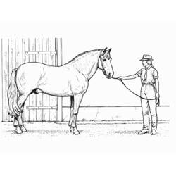 ぬりえページ: 馬 (動物) #2308 - 無料の印刷可能なぬりえページ