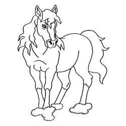 ぬりえページ: 馬 (動物) #2318 - 無料の印刷可能なぬりえページ