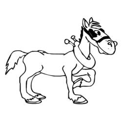 ぬりえページ: 馬 (動物) #2331 - 無料の印刷可能なぬりえページ