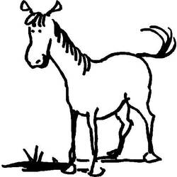 ぬりえページ: 馬 (動物) #2332 - 無料の印刷可能なぬりえページ