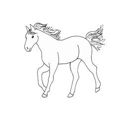ぬりえページ: 馬 (動物) #2353 - 無料の印刷可能なぬりえページ