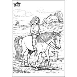 ぬりえページ: 馬 (動物) #2358 - 無料の印刷可能なぬりえページ