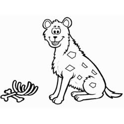 ぬりえページ: ハイエナ (動物) #19636 - 無料の印刷可能なぬりえページ