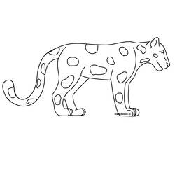 ぬりえページ: ジャガー (動物) #9000 - 無料の印刷可能なぬりえページ