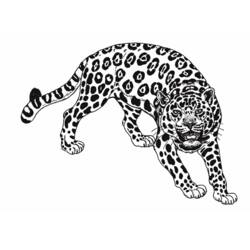 ぬりえページ: ジャガー (動物) #9001 - 無料の印刷可能なぬりえページ