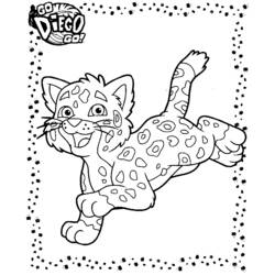 ぬりえページ: ジャガー (動物) #9004 - 無料の印刷可能なぬりえページ