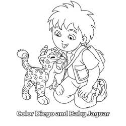 ぬりえページ: ジャガー (動物) #9043 - 無料の印刷可能なぬりえページ