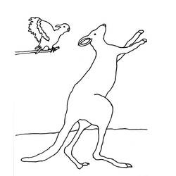 ぬりえページ: カンガルー (動物) #9246 - 無料の印刷可能なぬりえページ