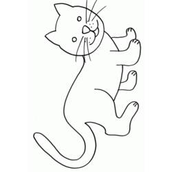 ぬりえページ: 子猫 (動物) #18070 - 無料の印刷可能なぬりえページ