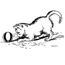 ぬりえページ: 子猫 (動物) #18072 - 無料の印刷可能なぬりえページ