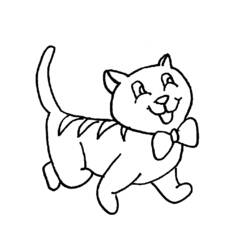 ぬりえページ: 子猫 (動物) #18103 - 無料の印刷可能なぬりえページ