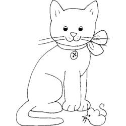 ぬりえページ: 子猫 (動物) #18106 - 無料の印刷可能なぬりえページ