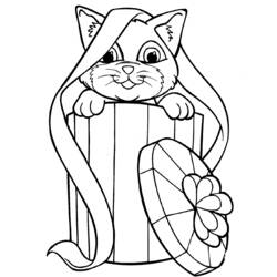 ぬりえページ: 子猫 (動物) #18131 - 無料の印刷可能なぬりえページ