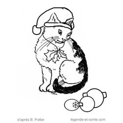 ぬりえページ: 子猫 (動物) #18144 - 無料の印刷可能なぬりえページ