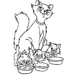 ぬりえページ: 子猫 (動物) #18184 - 無料の印刷可能なぬりえページ