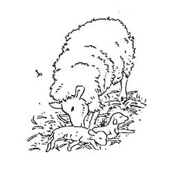 ぬりえページ: 子羊 (動物) #192 - 無料の印刷可能なぬりえページ
