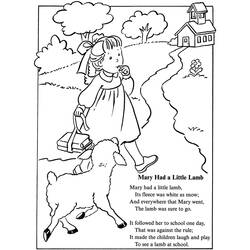 ぬりえページ: 子羊 (動物) #232 - 無料の印刷可能なぬりえページ