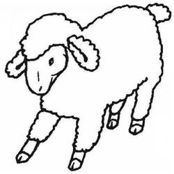 ぬりえページ: 子羊 (動物) #233 - 無料の印刷可能なぬりえページ
