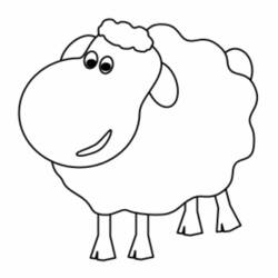 ぬりえページ: 子羊 (動物) #234 - 無料の印刷可能なぬりえページ