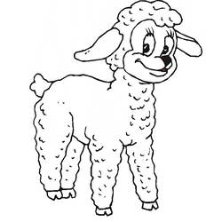 ぬりえページ: 子羊 (動物) #239 - 無料の印刷可能なぬりえページ