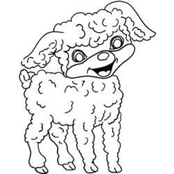 ぬりえページ: 子羊 (動物) #240 - 無料の印刷可能なぬりえページ