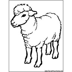 ぬりえページ: 子羊 (動物) #272 - 無料の印刷可能なぬりえページ
