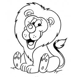 ぬりえページ: ライオン (動物) #10253 - 無料の印刷可能なぬりえページ