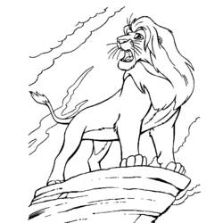 ぬりえページ: ライオン (動物) #10260 - 無料の印刷可能なぬりえページ