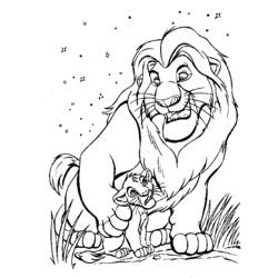 ぬりえページ: ライオン (動物) #10262 - 無料の印刷可能なぬりえページ