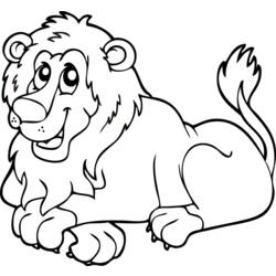 ぬりえページ: ライオン (動物) #10268 - 無料の印刷可能なぬりえページ